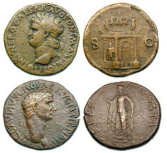 Nero-And-Claudius-Sestertius---Joe-Geranio
